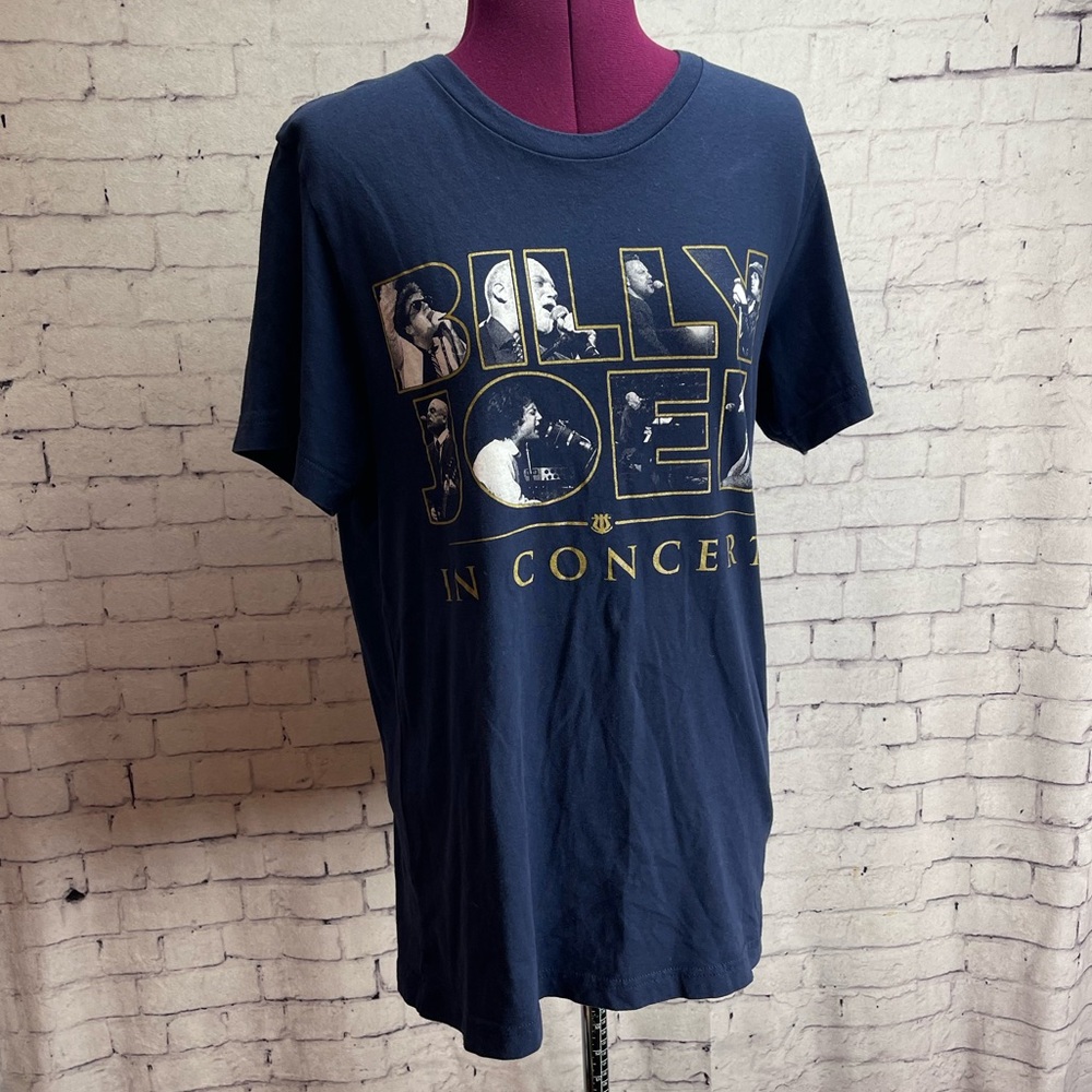 Billy Joel concert tee navy blue 2022